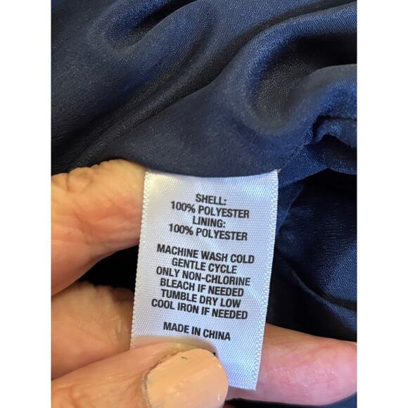 Biltmore wrap maxidress, blue/red, eclectic, feminine, transitional, bohemian - Picture 7 of 7